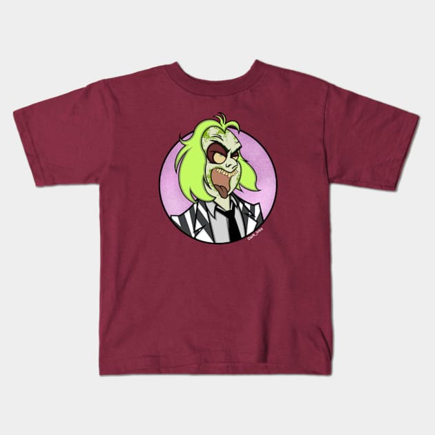 Beetlejuice Kids T-Shirt by Dark_Inks